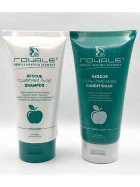 Royale Genius Heating Element Rescue Clarifying Shine Shampoo & Conditioner Set
